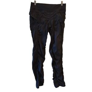 LULULEMON Dance Studio Low Rise Black Pants 4 Y2K athleisure Drawstring ankle